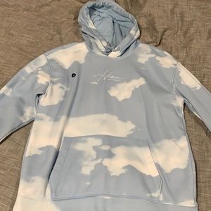 NEVER WORN Holister Blue clouds hoodie